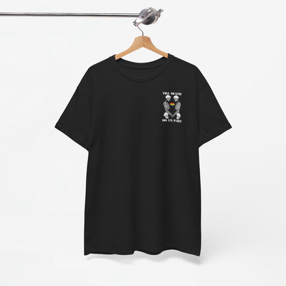 Gay Pride T-shirt - Skelet Echtpaar Till Death Do Us Part - Back Print - Oversized #74