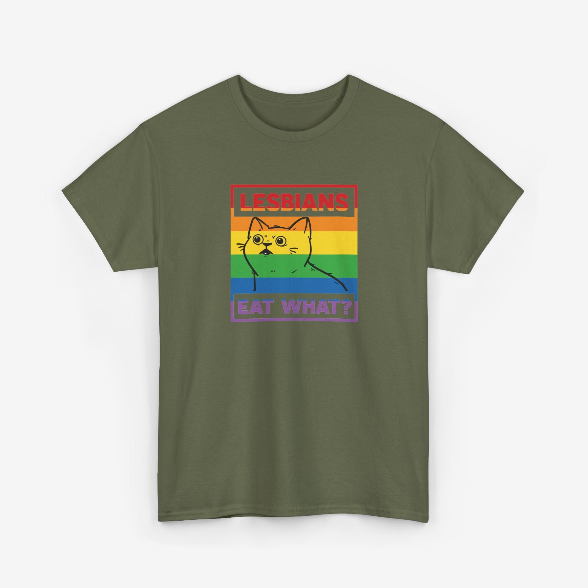 Gay Pride T-shirt - Lesbians Eat What? | SkrrtShirt