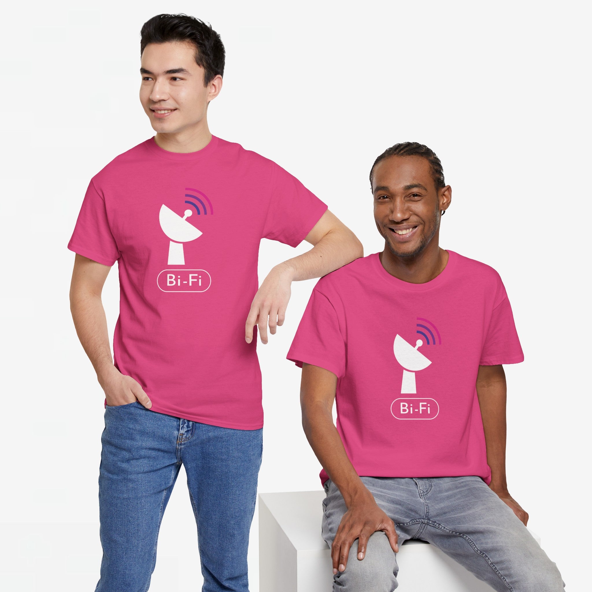 Gay Pride T-shirt - Bi Fi - Oversized #58