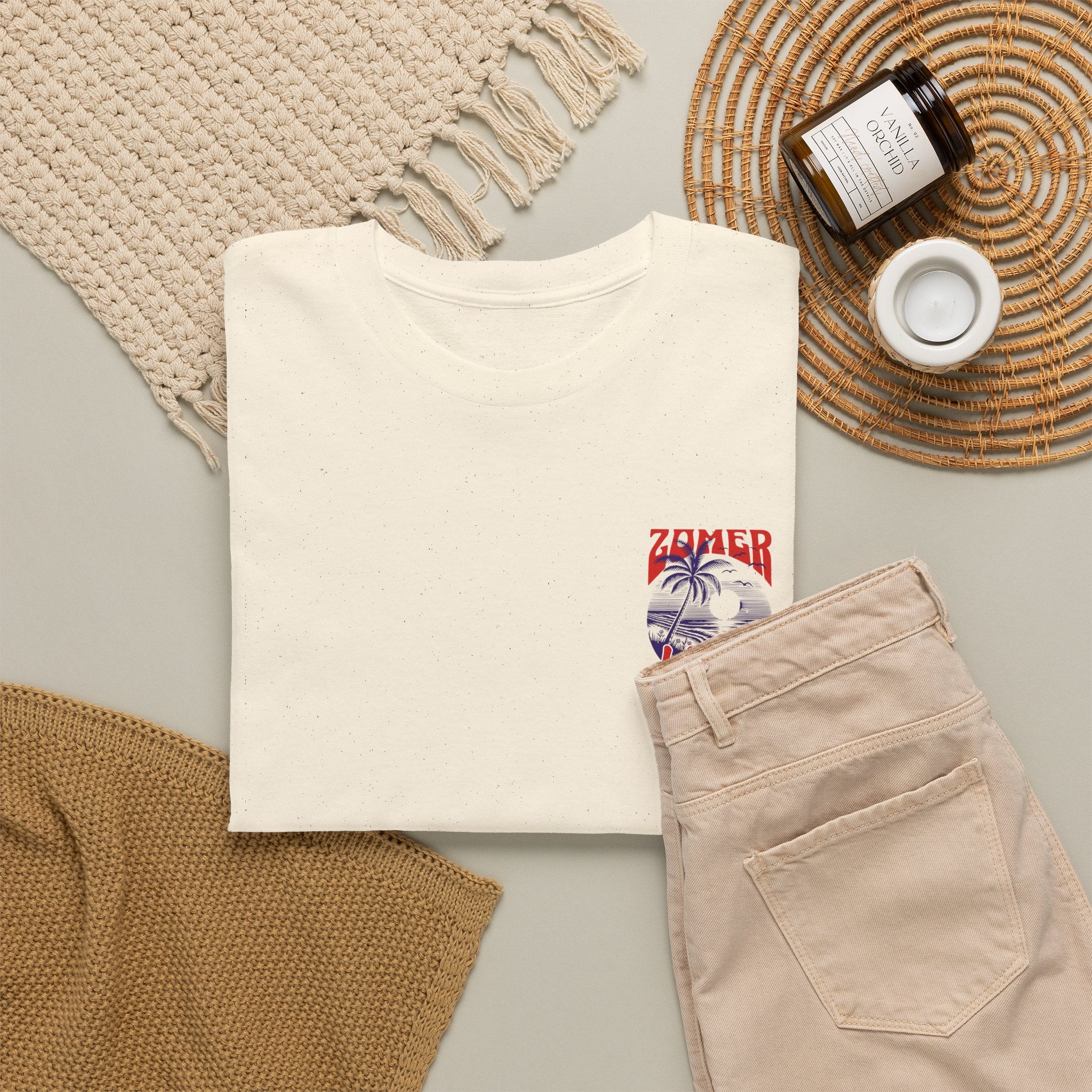 Zomer T-shirt voor Heren - Skrrtshirt Zomervakantie Oversized Tee #1 - Zomer Vibes