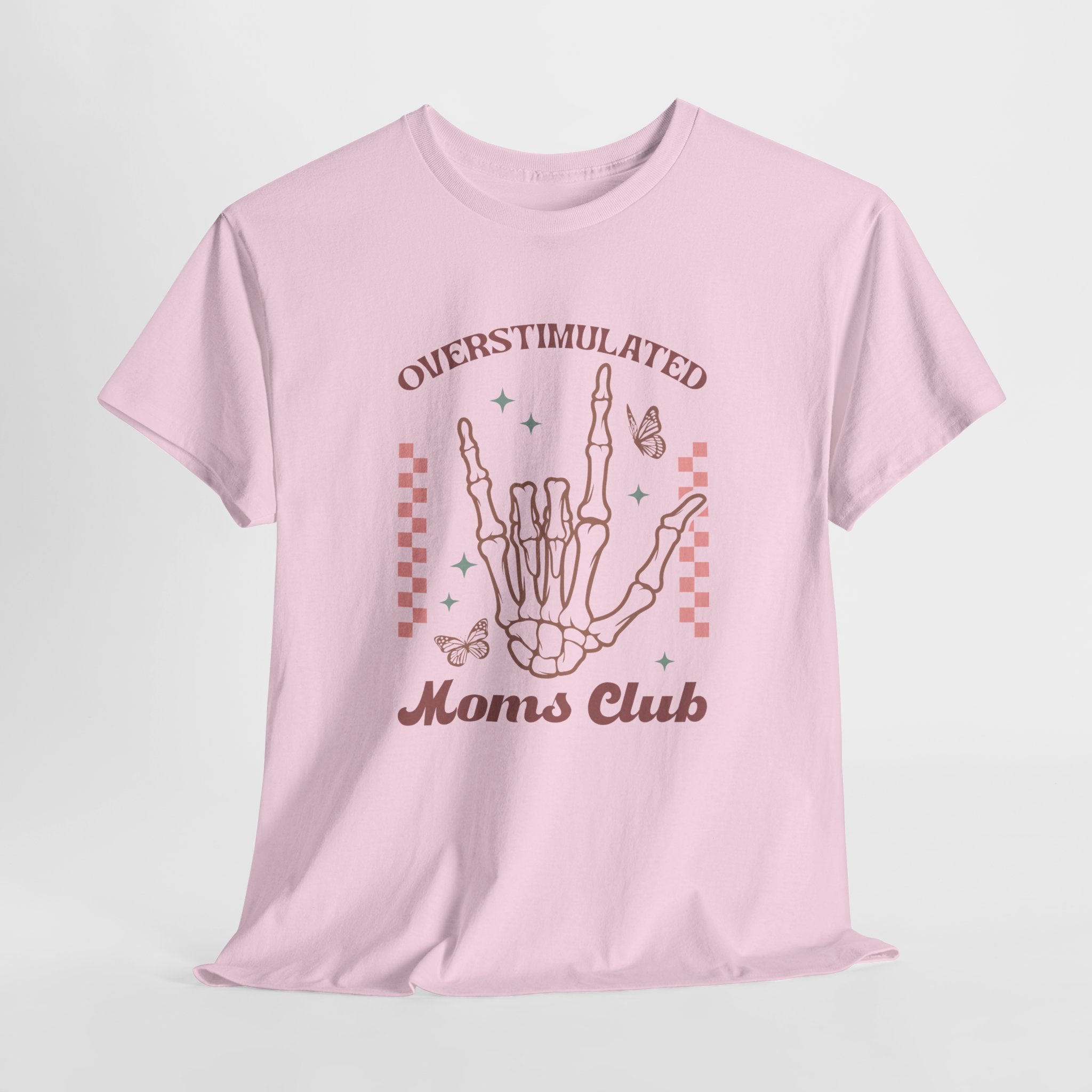 Moederdag Mama Cadeau - T-shirt - Overstimulated Moms Club - Oversized - #51
