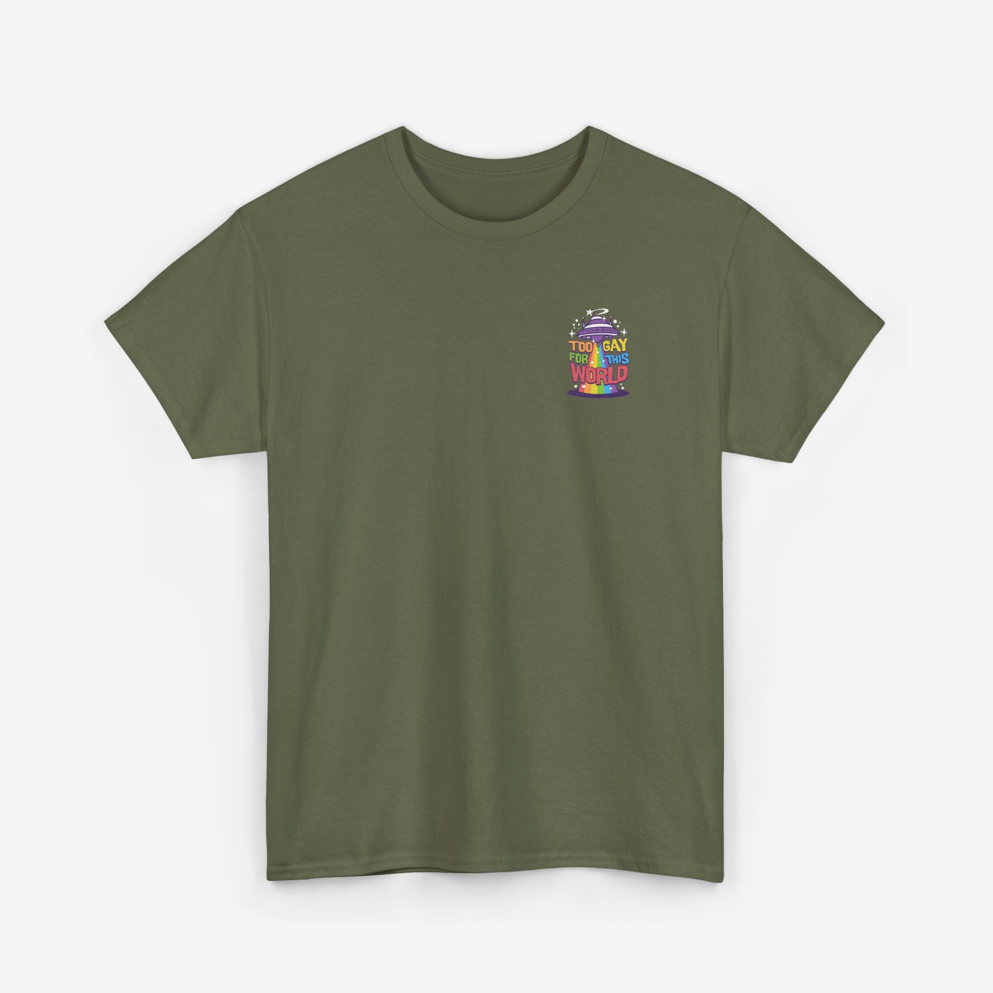 Gay Pride T-shirt - Too Gay For This World | SkrrtShirt