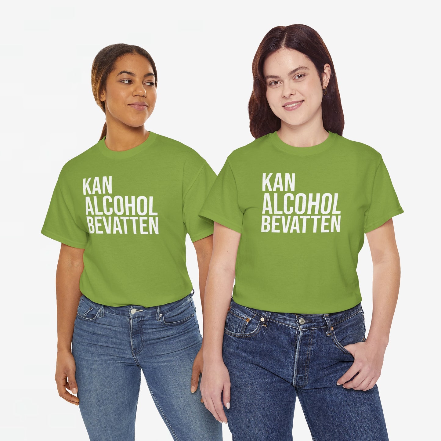 Kan Alcohol Bevatten | Front Print | Koningsdag T-shirt | Oversized