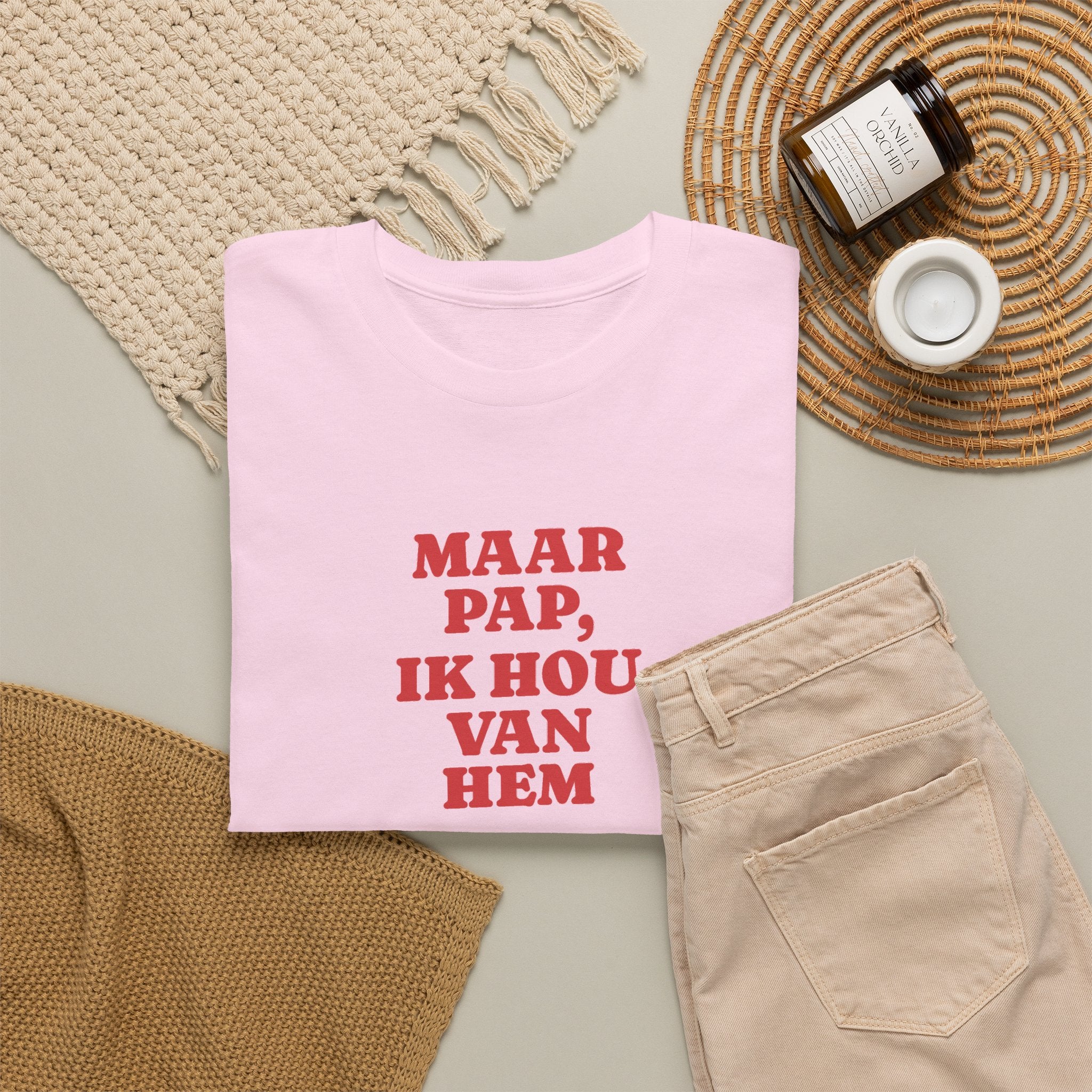Gay Pride T-shirt -  Maar Pap, Ik Hou Van Hem | SkrrtShirt