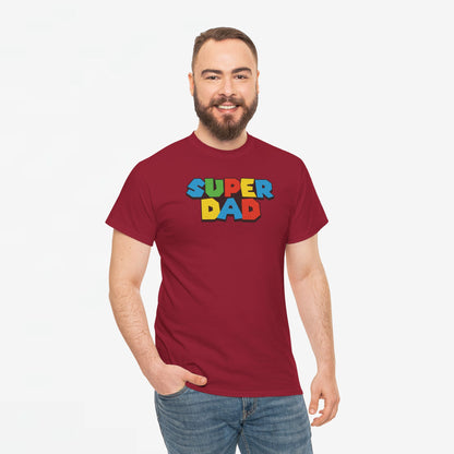 Vaderdag Papa Cadeau - T-shirt - Super Dad - Oversized #3