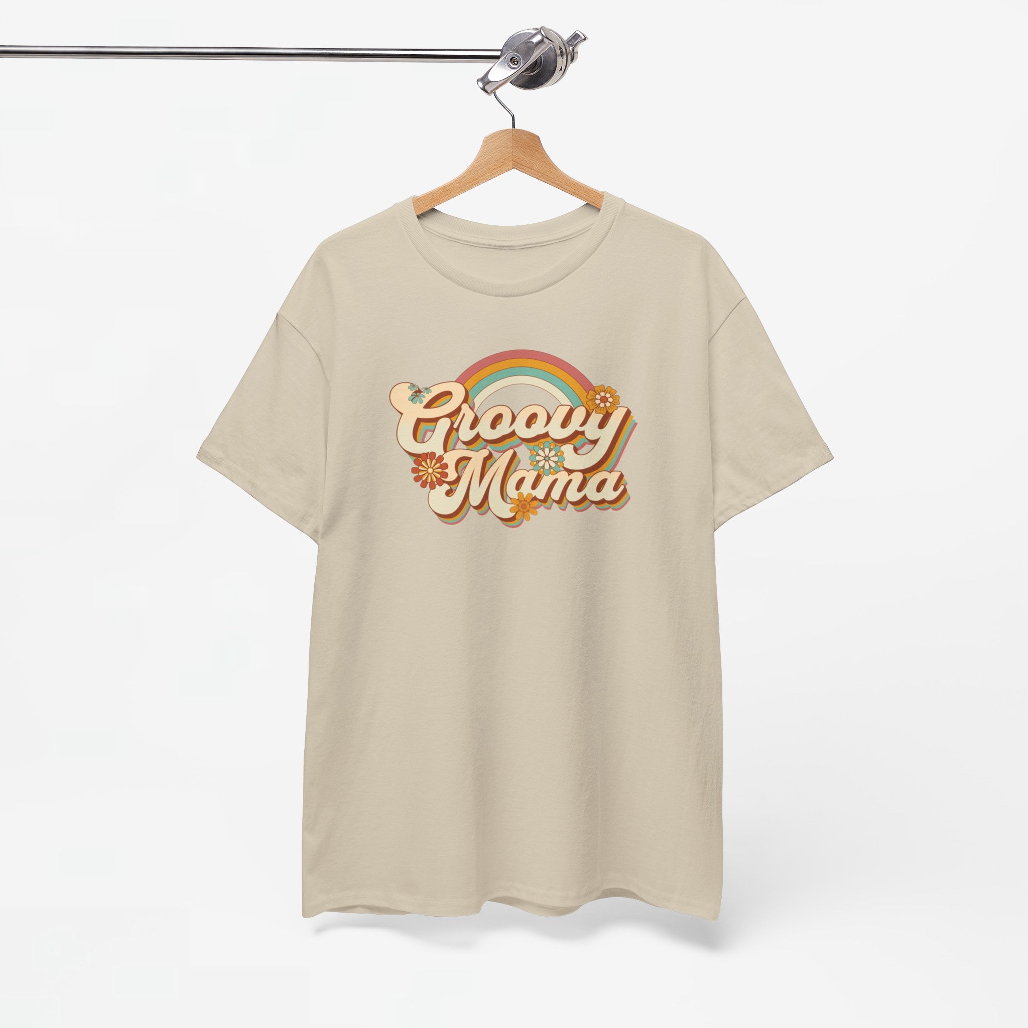 Moederdag Mama Cadeau - T-shirt - Groovy Mama - Oversized - #76