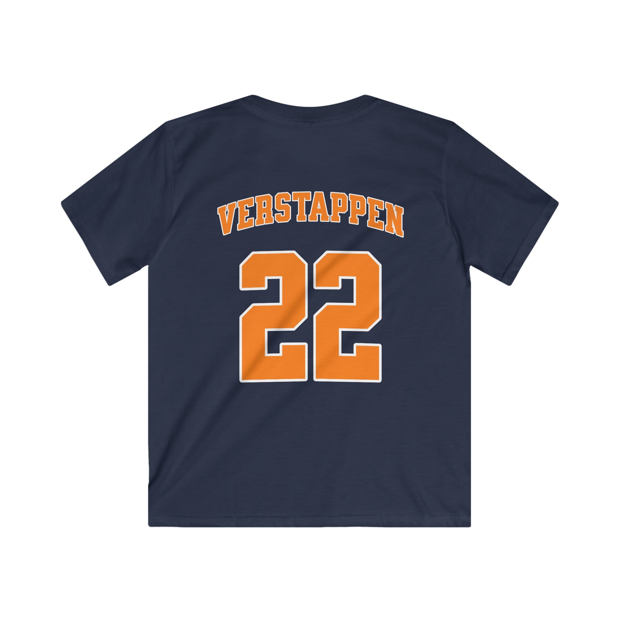 Kind Voetbal T-shirt - EK, WK en Koningsdag Kinderkleding - Personaliseer met Naam & Rugnummer - ORANJE met Leeuw