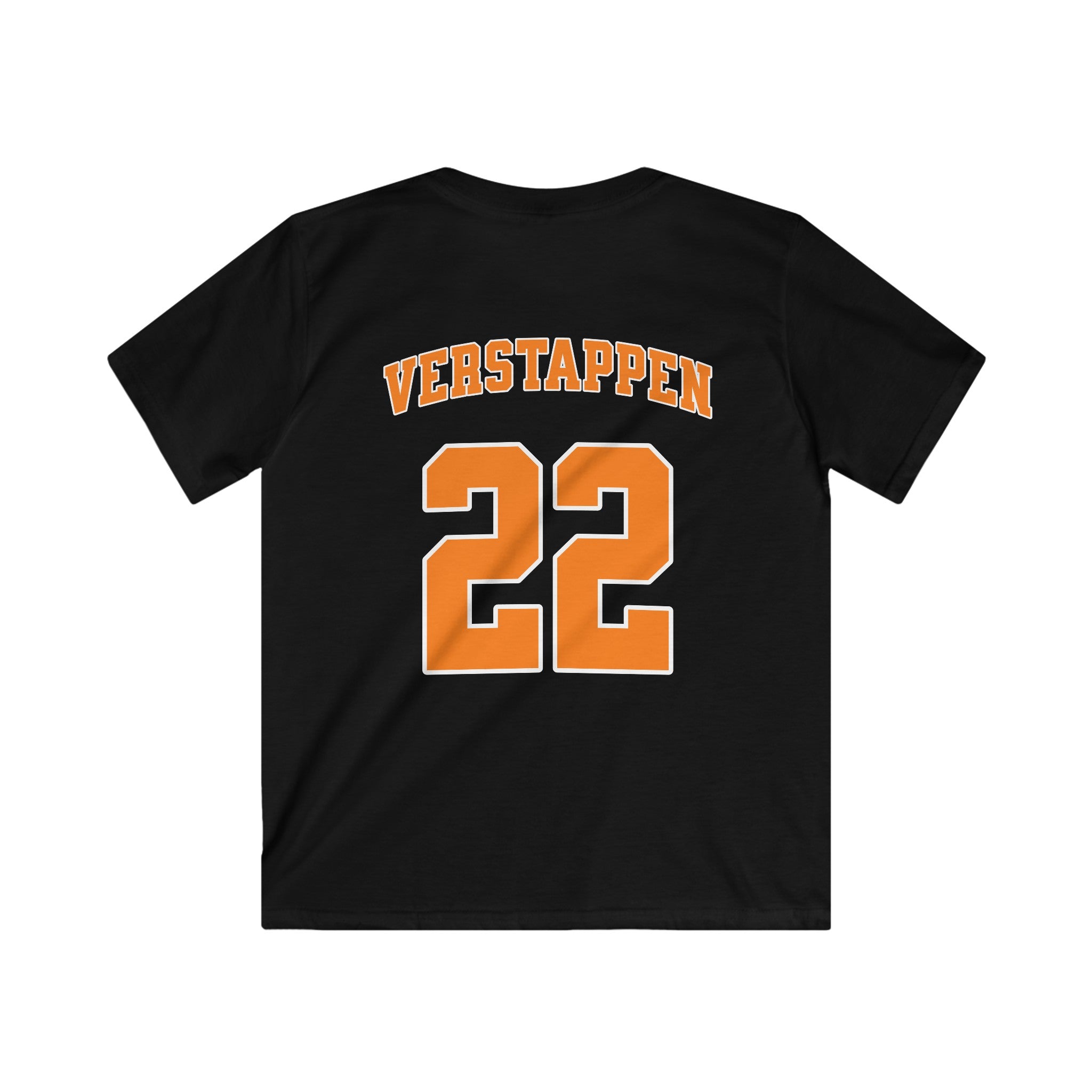 Kind Voetbal T-shirt - EK, WK en Koningsdag Kinderkleding - Personaliseer met Naam & Rugnummer - ORANJE met Leeuw