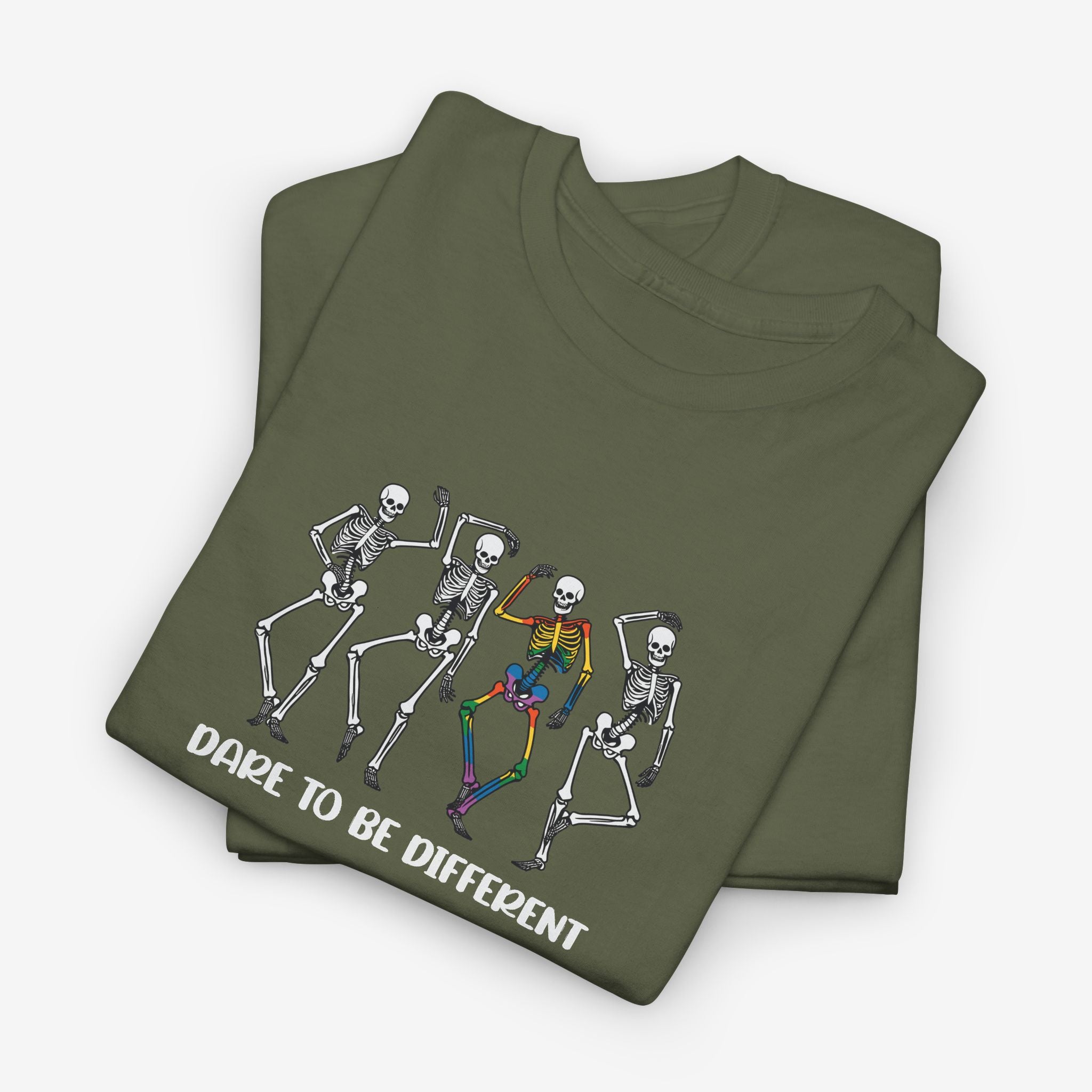 Gay Pride T-shirt - Skelet Dare to be different | SkrrtShirt