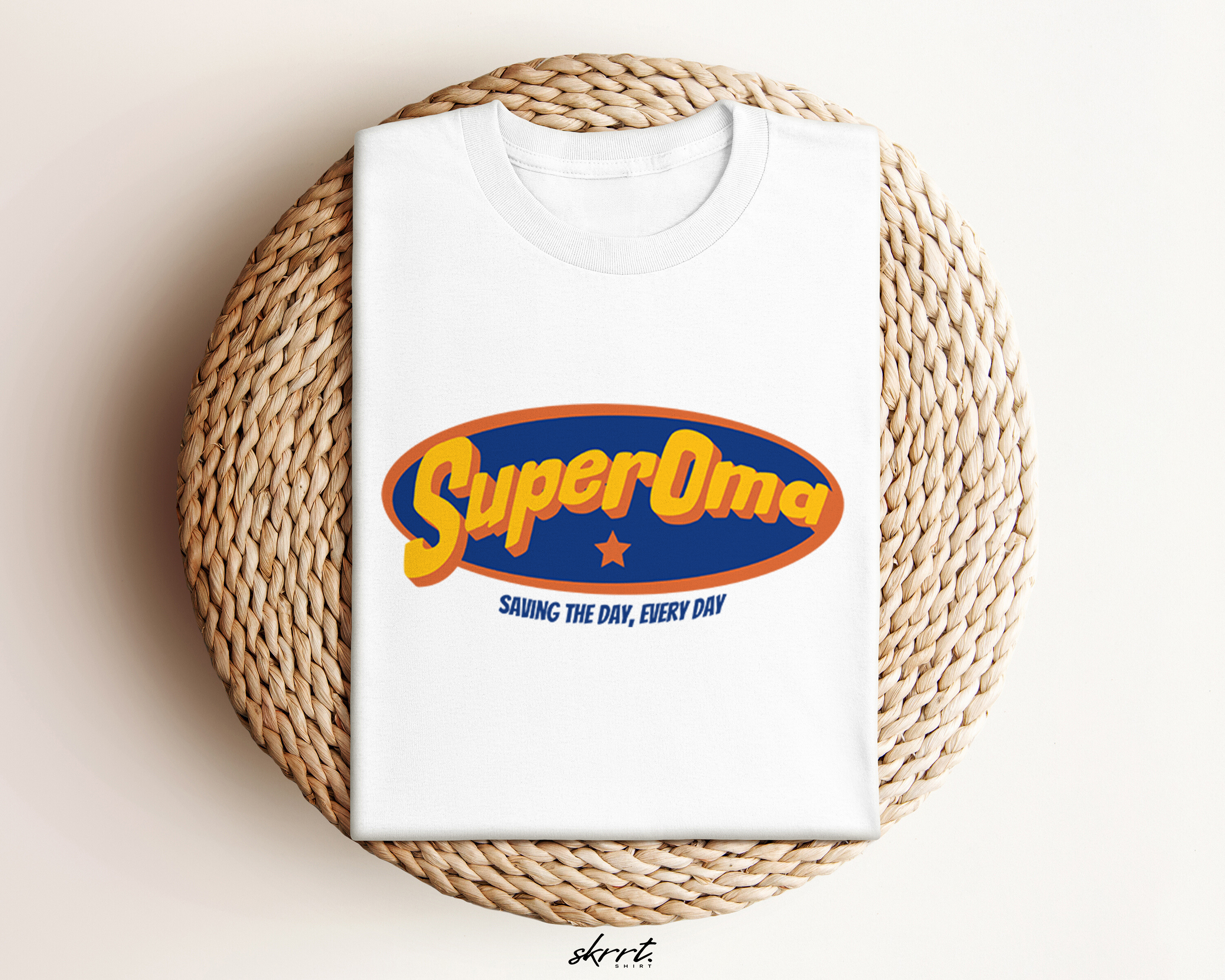 Moederdag Mama Cadeau - T-shirt - Super Oma - Oversized - #71