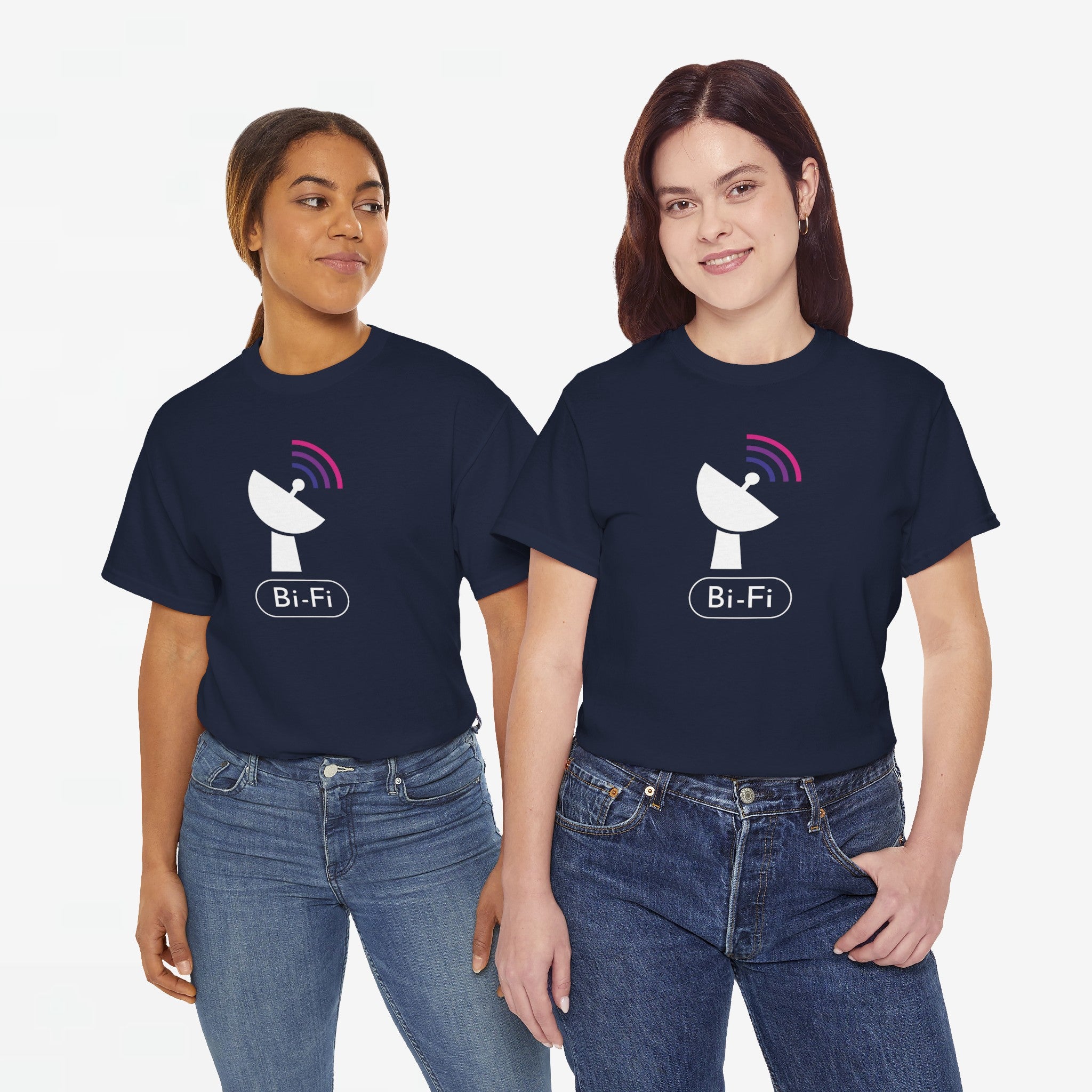 Gay Pride T-shirt - Bi Fi - Oversized #58