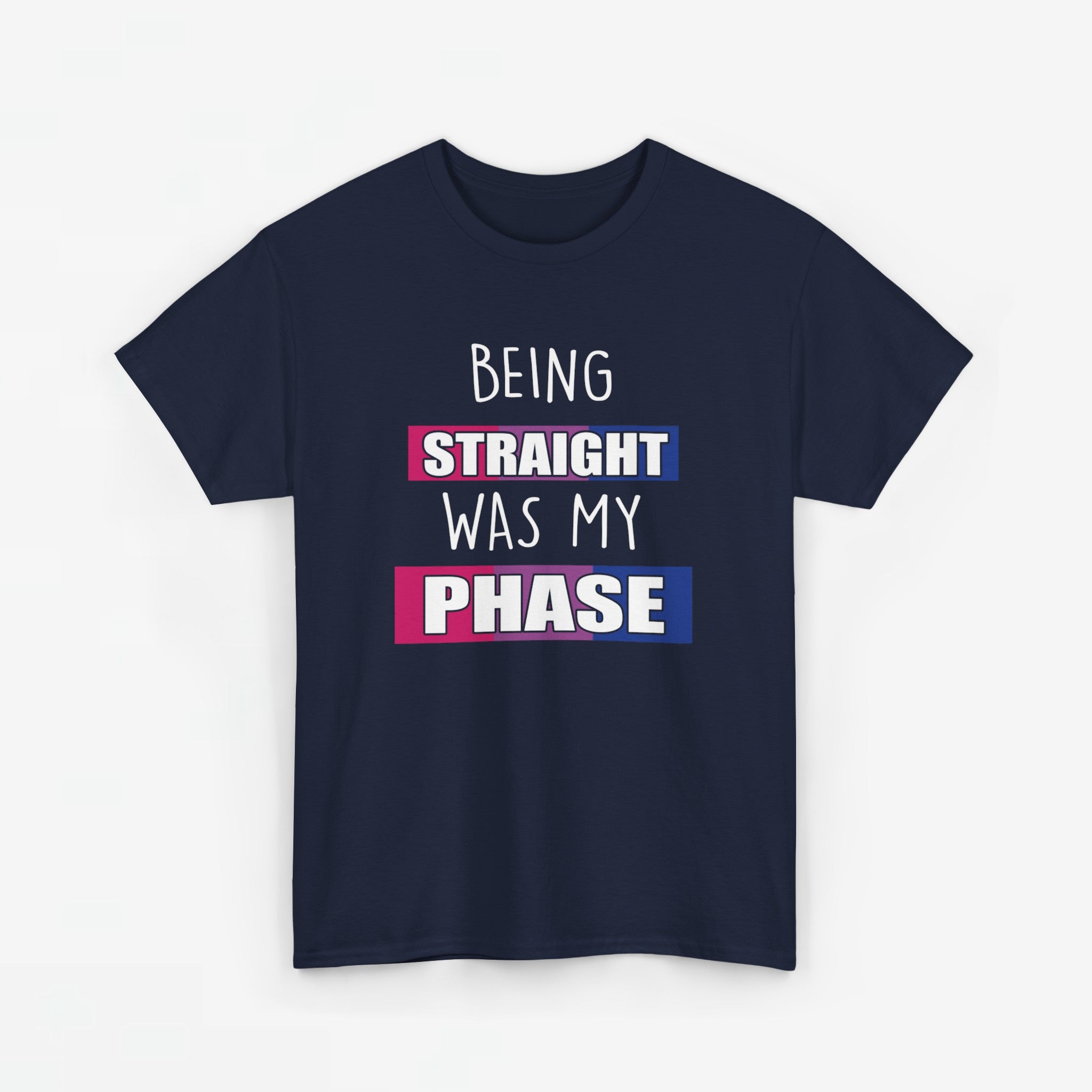 Gay Pride T-shirt - Being Straight Was My Phase - Oversized #61