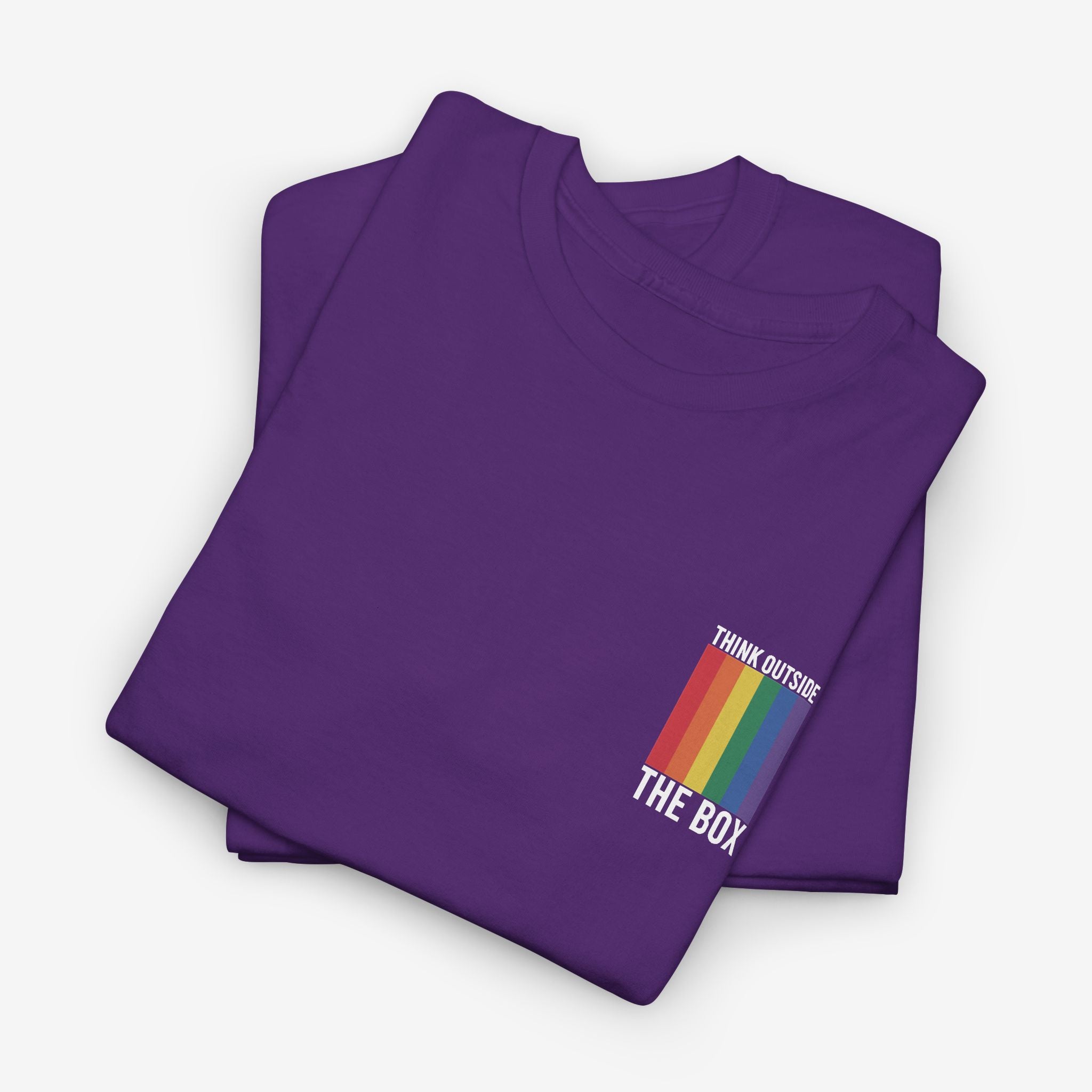 Gay Pride T-shirt - Think Outside The Box | SkrrtShirt