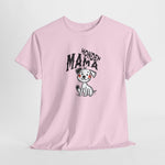 Roze oversized T-shirt met zwarte 'Honden Mama'-print en hondfiguur