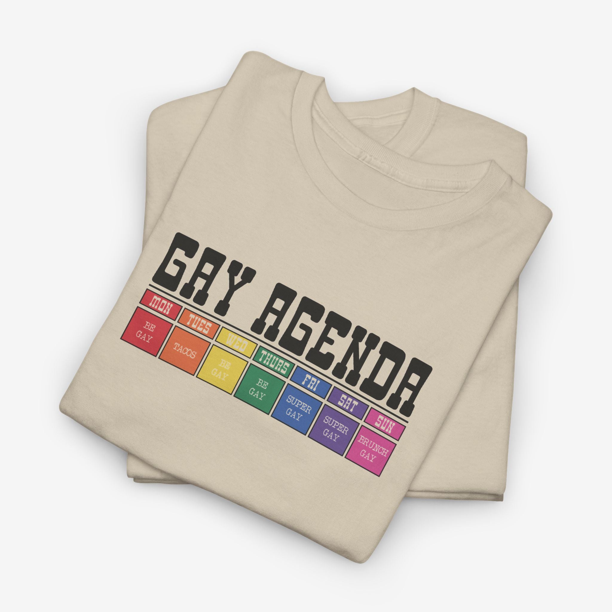 Gay Pride T-shirt - Gay Agenda | SkrrtShirt