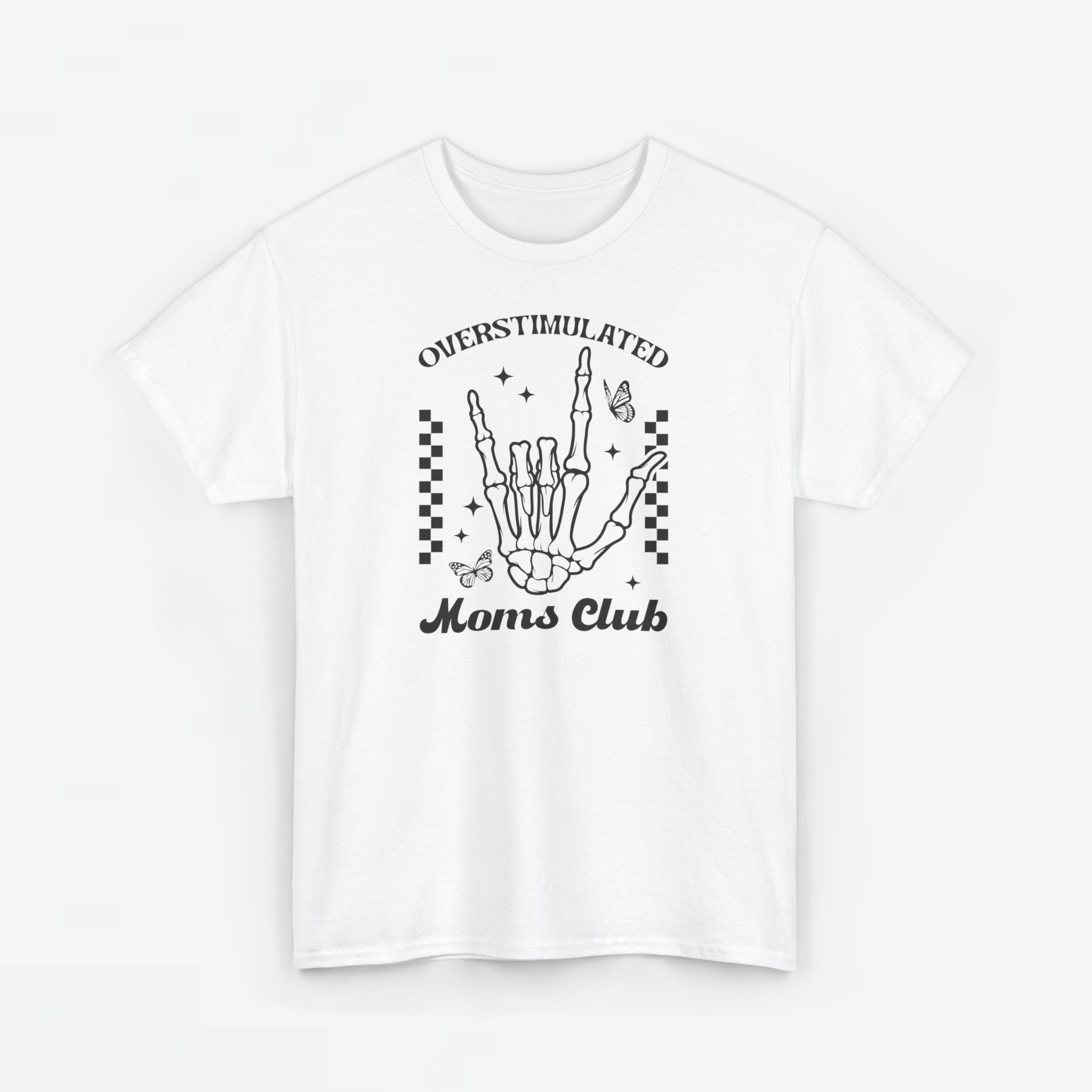Moederdag Mama Cadeau - T-shirt - Overstimulated Moms Club - Oversized - #50