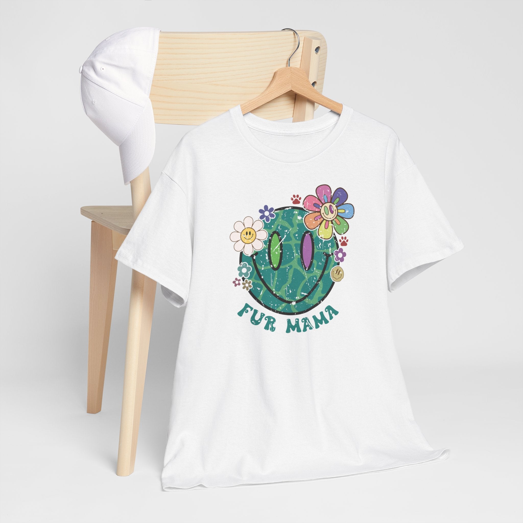 Moederdag Mama Cadeau - T-shirt - Fur Mama - Oversized - #59