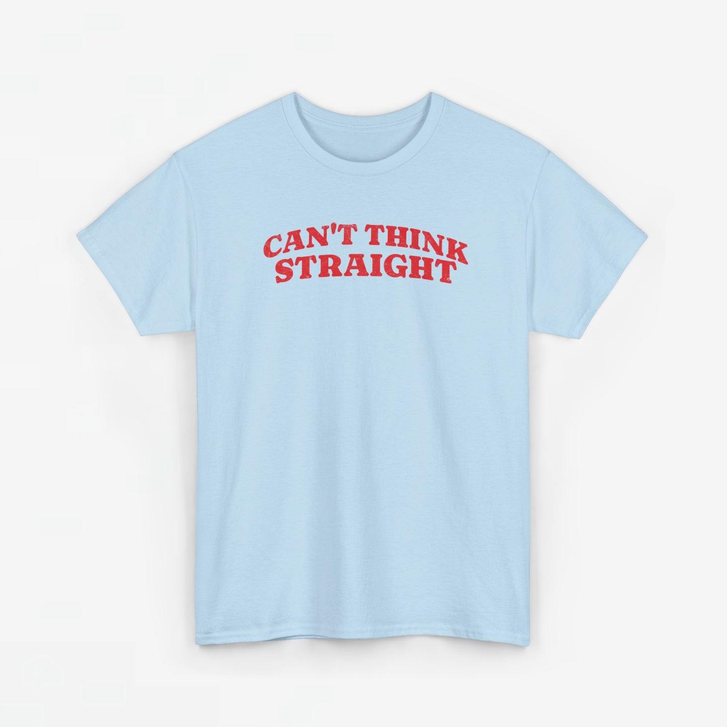 Gay Pride T-shirt -  Can't Think Straight - Oversized Tee