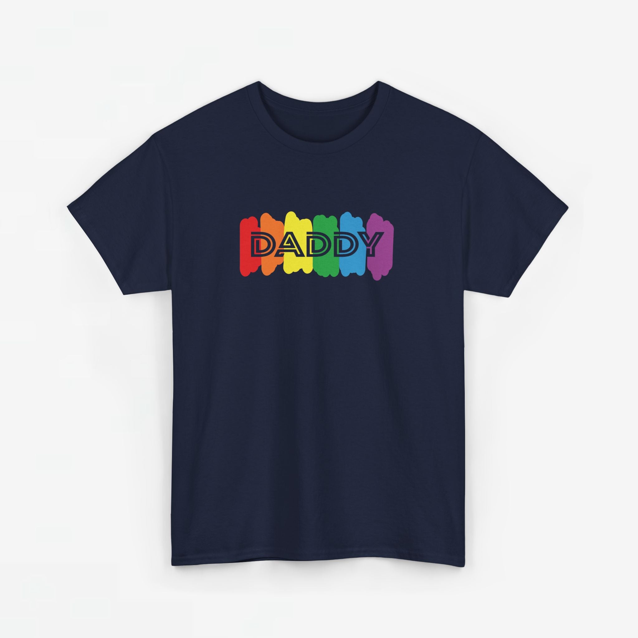 Gay Pride T-shirt - Regenboog Daddy - Oversized #64