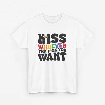 Gay Pride T-shirt - Kiss whoever the f*ck you want - Oversized #34