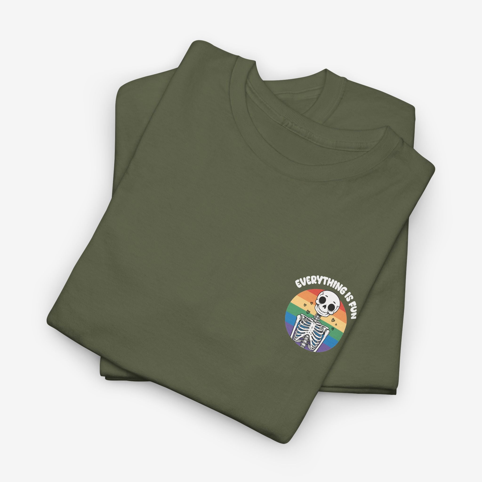 Gay Pride T-shirt - Skelet Everything is Fun | SkrrtShirt