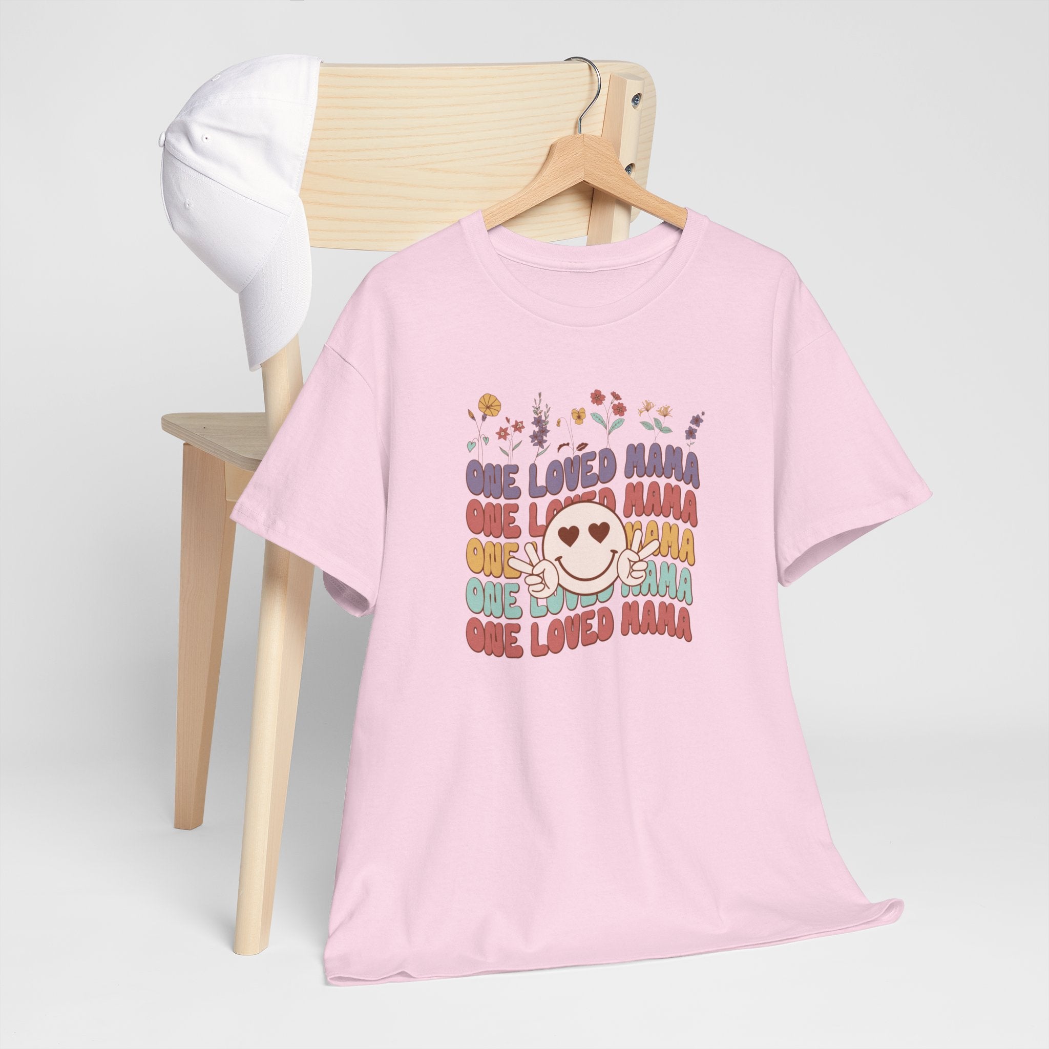 Moederdag Mama Cadeau - T-shirt - One Loved Mama - Oversized - #52