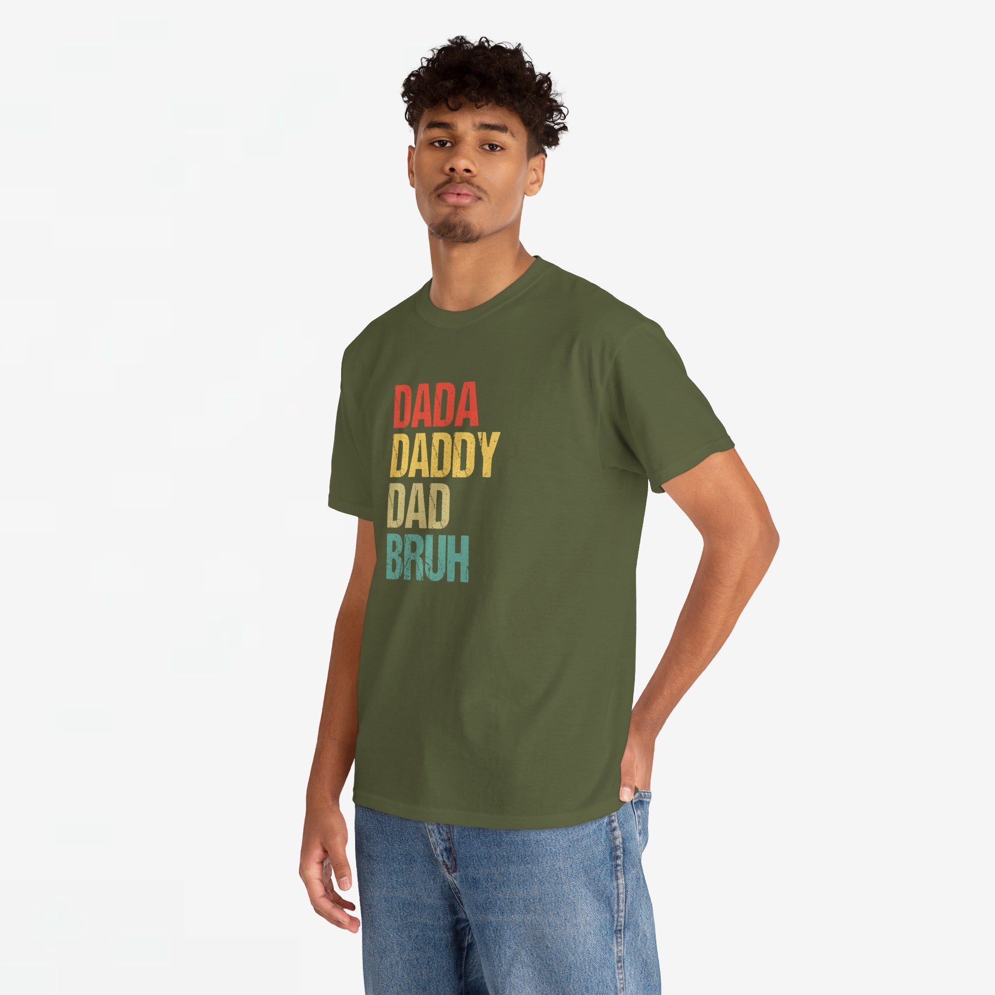 Vaderdag Papa Cadeau - T-shirt - Dada Daddy Dad Bruh - Oversized #28