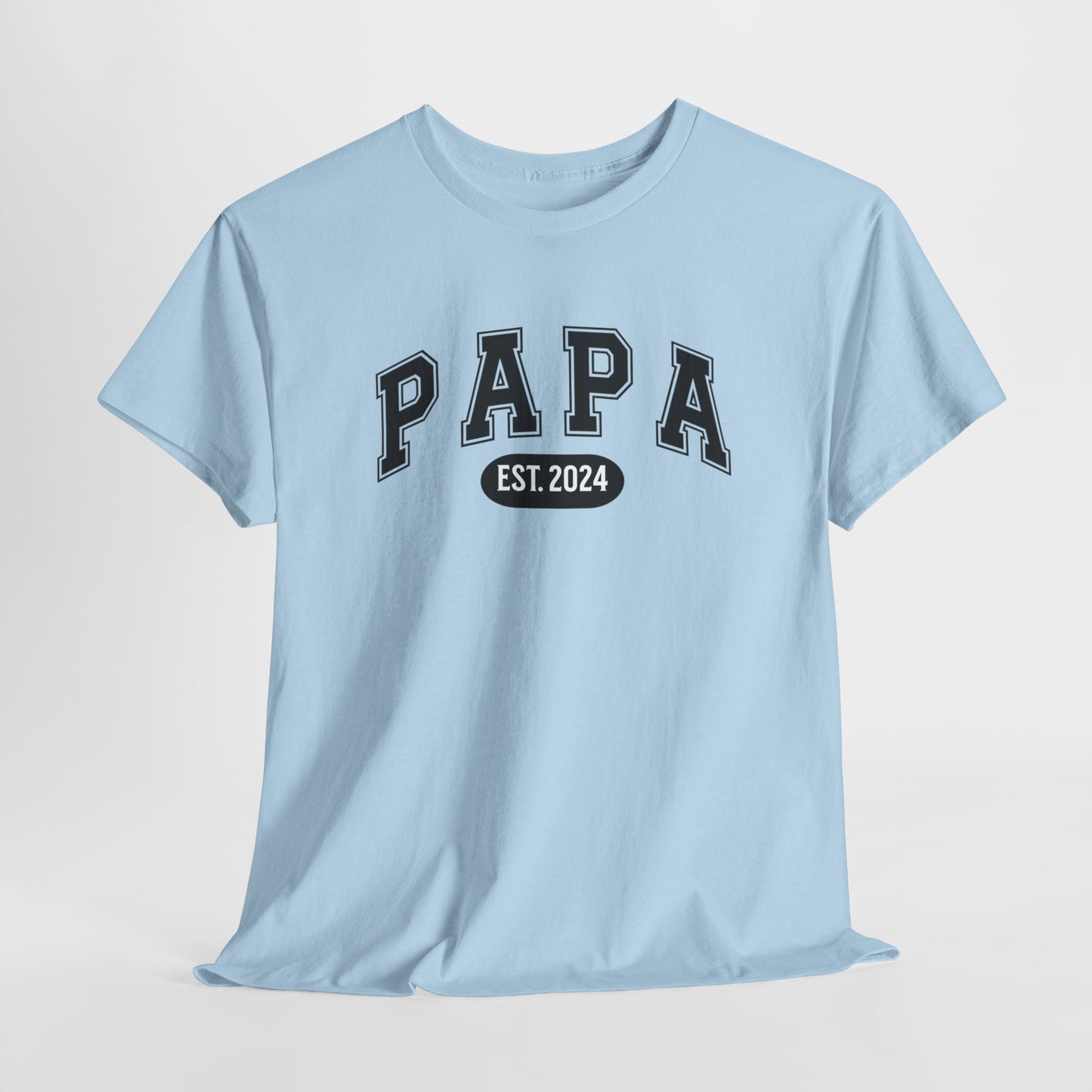 Gepersonaliseerde Vaderdag Papa Cadeau - T-shirt - Papa - EST [Jaar]