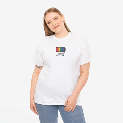 Gay Pride T-shirt - 100% Regenboog - Oversized #33