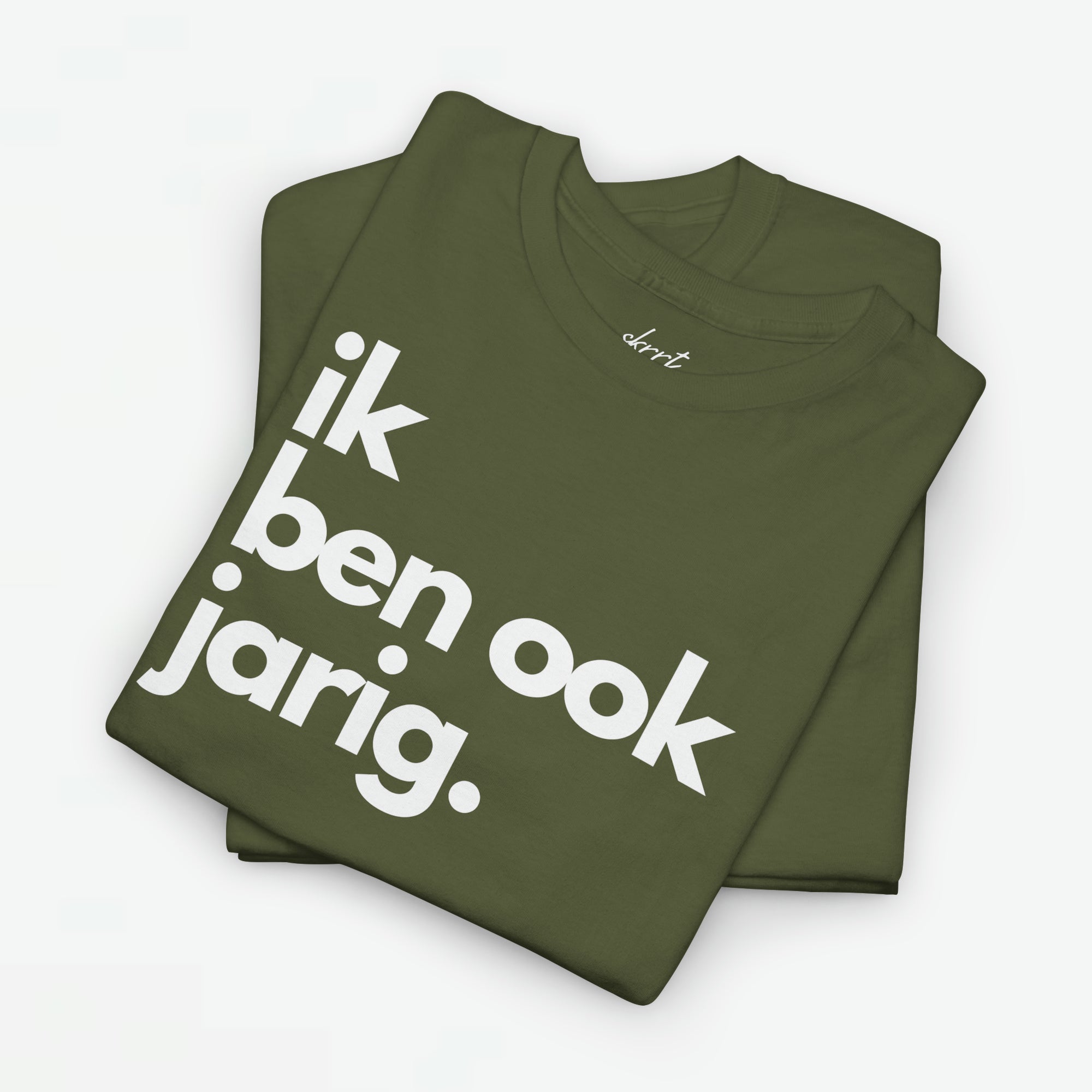 Ik ben ook jarig | Front Print | Koningsdag T-shirt | Oversized