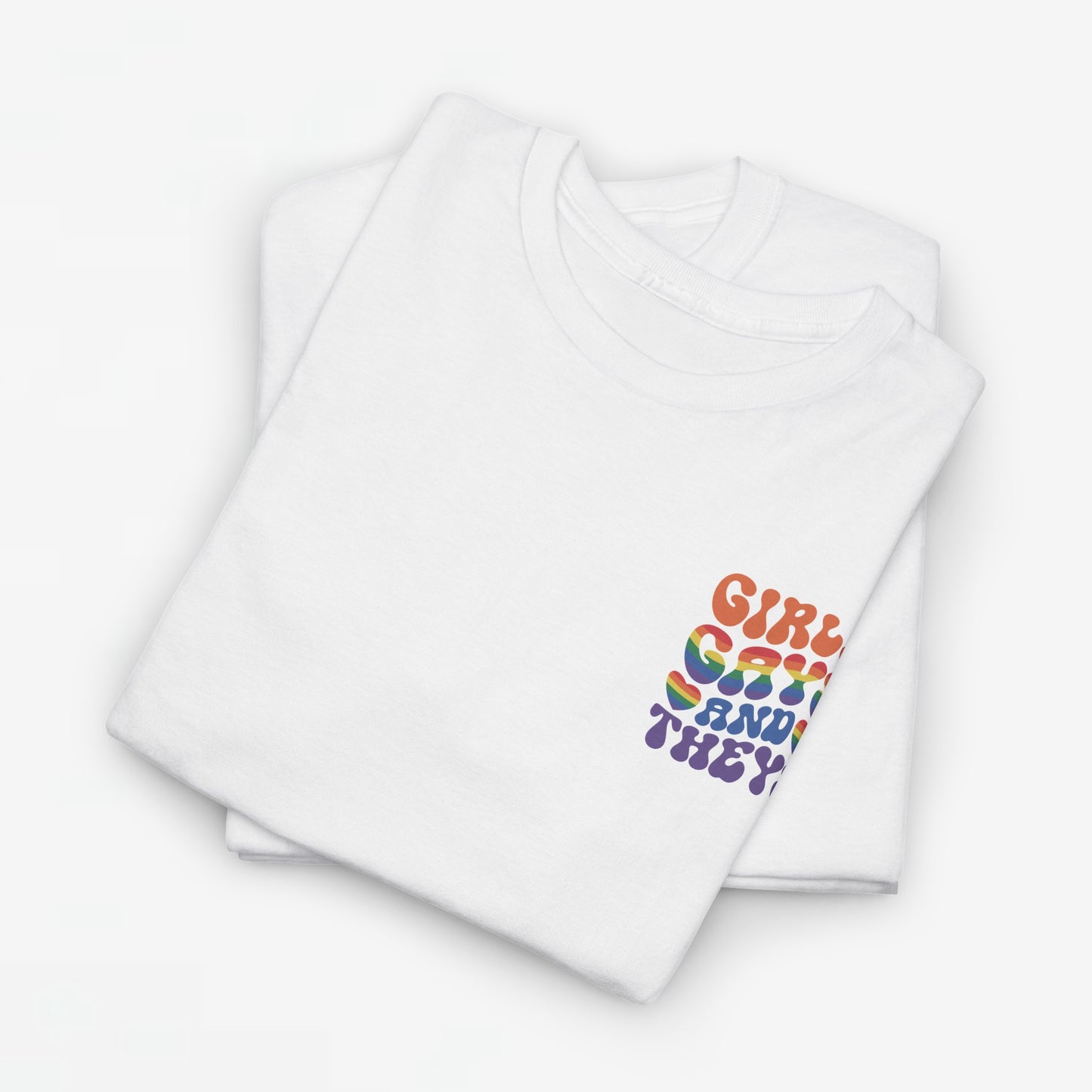 Gay Pride T-shirt - Girls Gays and Theys - Back Print - Oversized #21