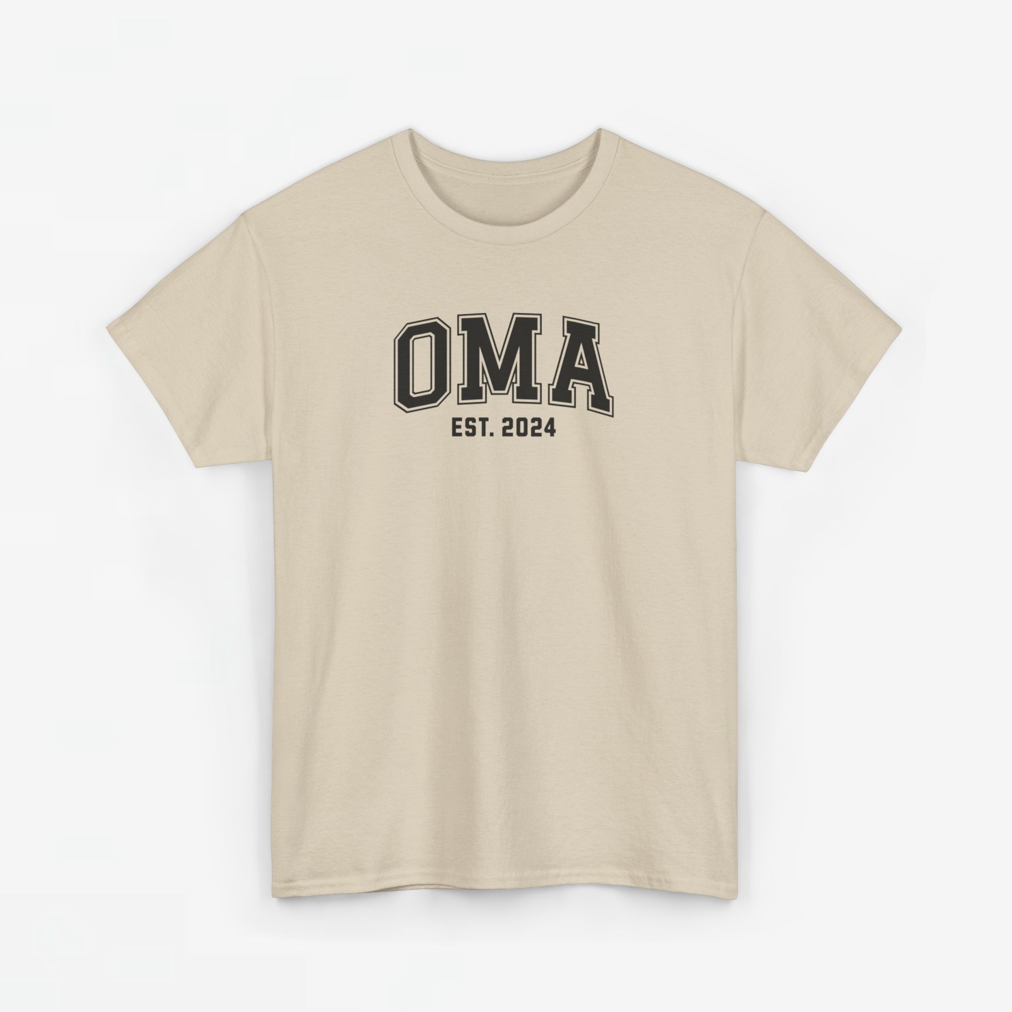 Gepersonaliseerde Moederdag Mama Cadeau - T-shirt - OMA - EST [Jaar]