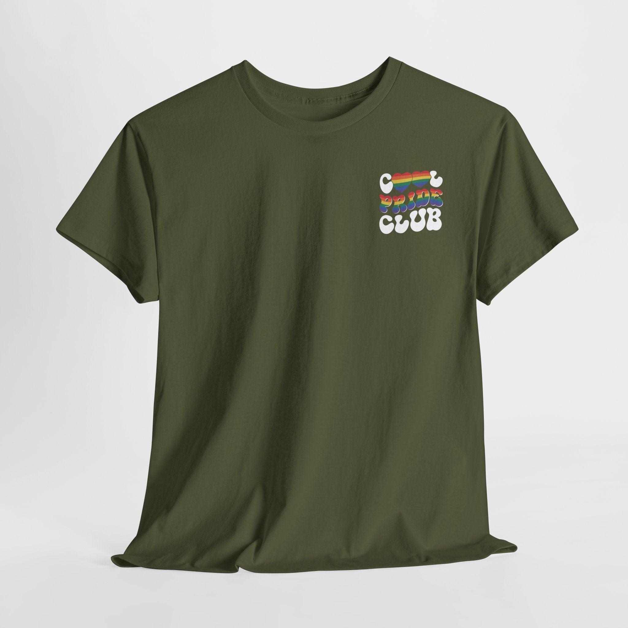 Gay Pride T-shirt - Cool Pride Club - Back Print - Oversized #21
