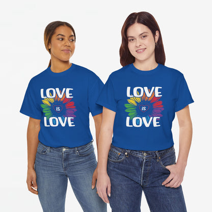 Gay Pride T-shirt - Love is Love - Oversized #65