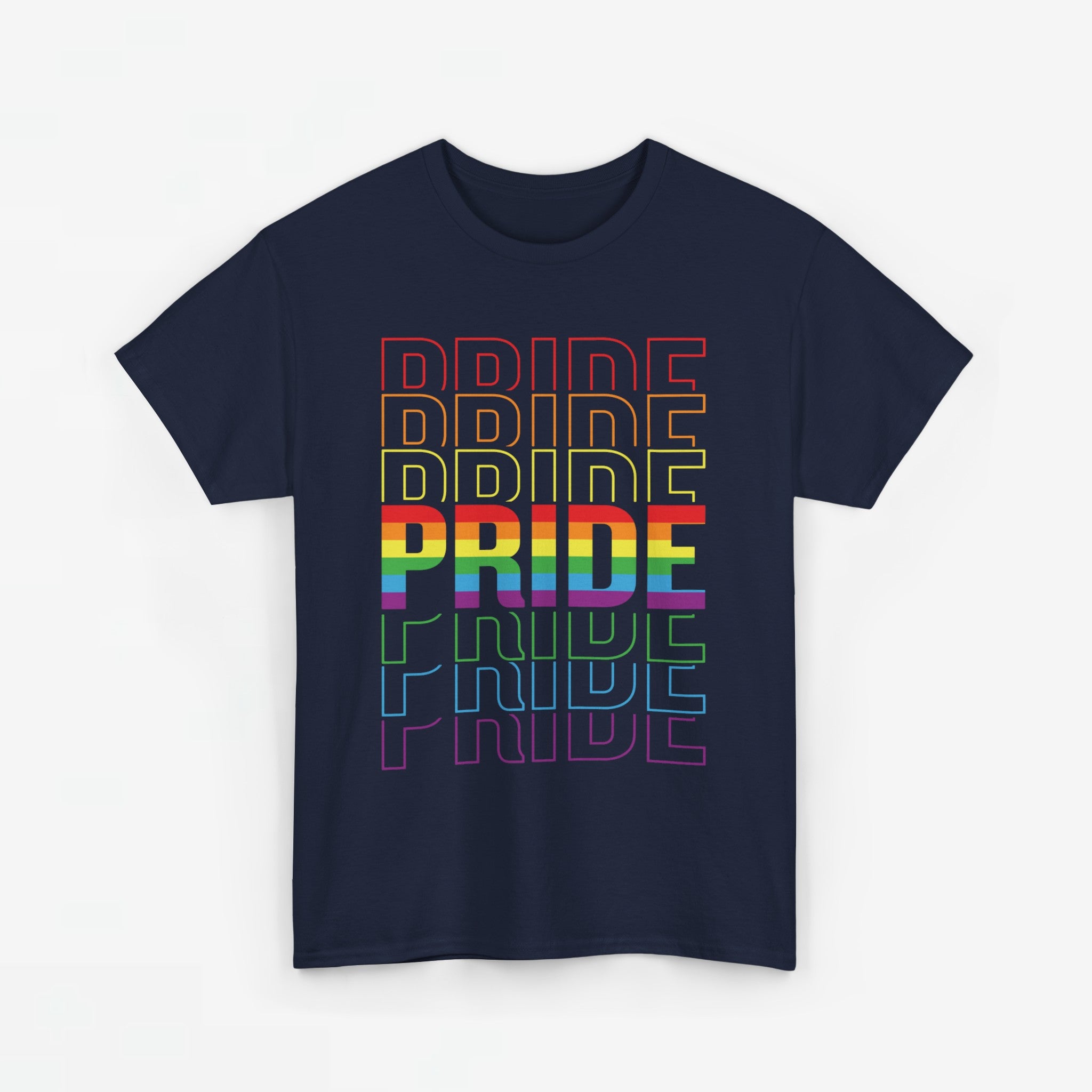 Gay Pride T-shirt - Pride Tekst - Oversized #51