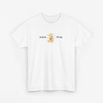 Witte oversized T-shirt met Mama Bear-print op de borst