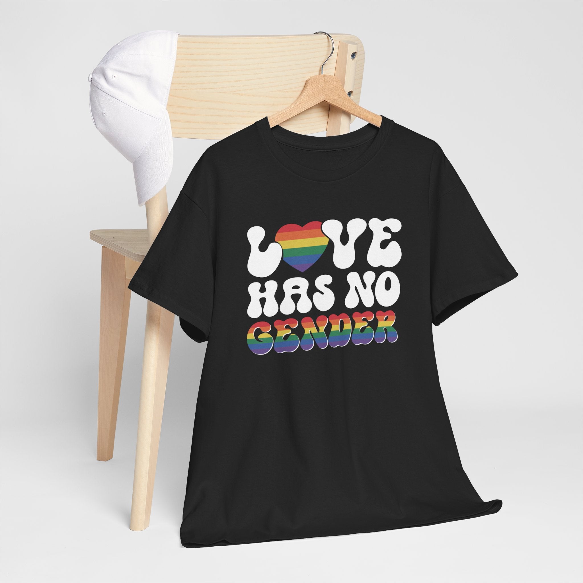 Gay Pride T-shirt - Love Has No Gender - Oversized #20