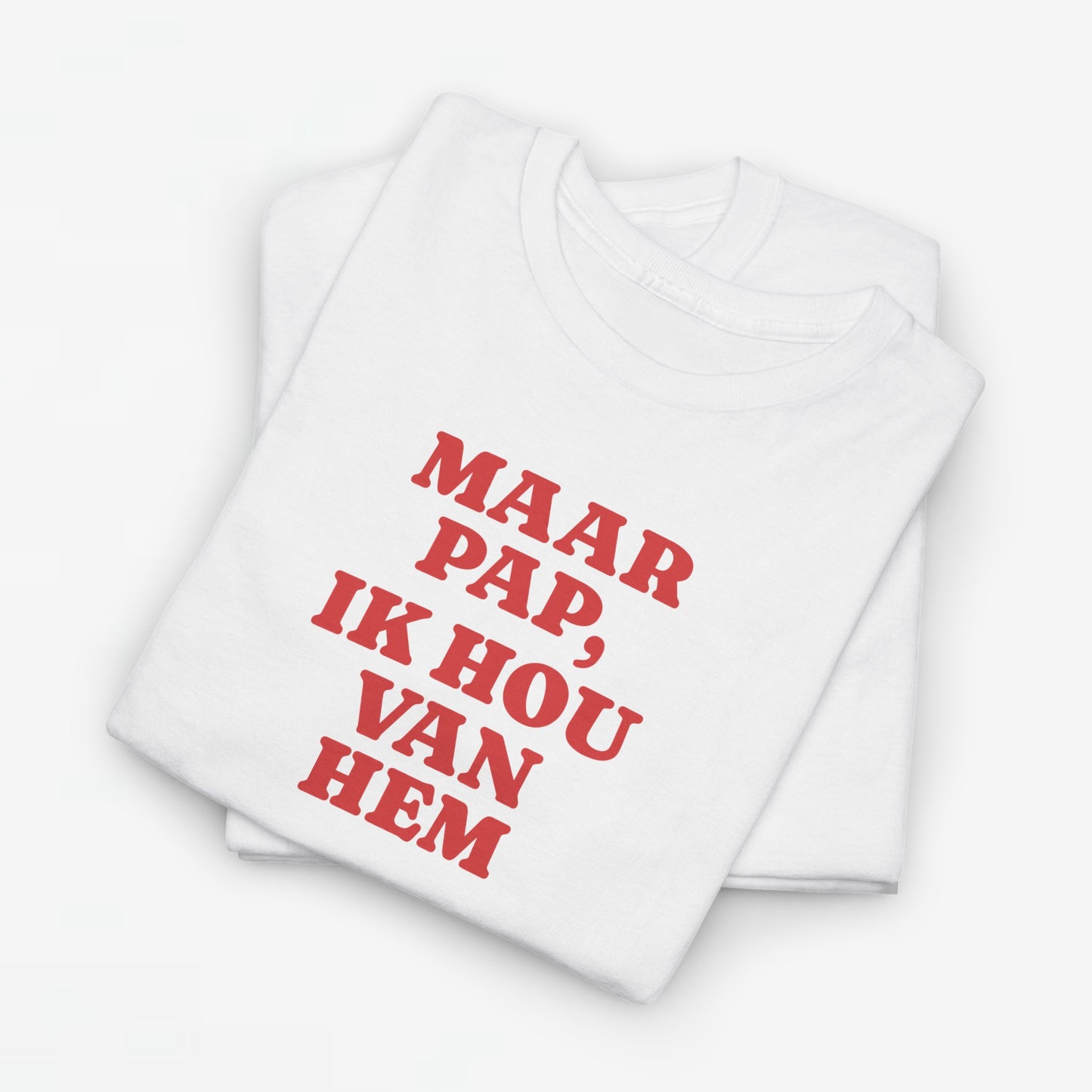 Gay Pride T-shirt -  Maar Pap, Ik Hou Van Hem - Oversized Tee