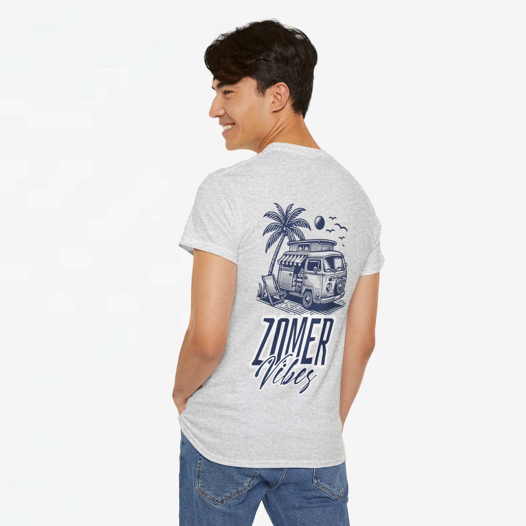 Zomer T-shirt voor Heren - Skrrtshirt Zomervakantie Oversized Tee #7 - Zomer Vibes
