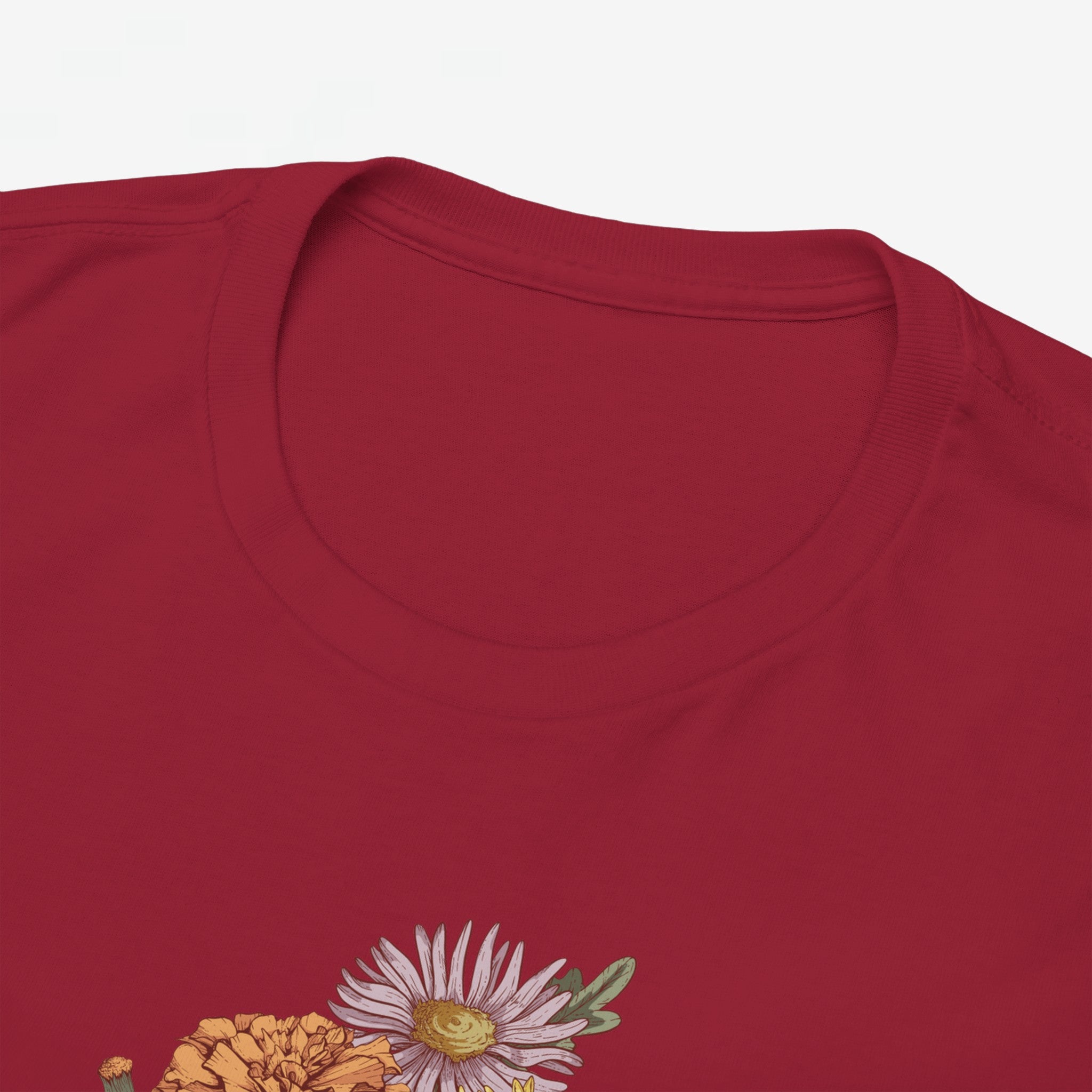 Gepersonaliseerde Moederdag Mama Cadeau - T-shirt - Familie Bloemen boeket met namen - EST [JAAR] (witte tekst) Ver.2