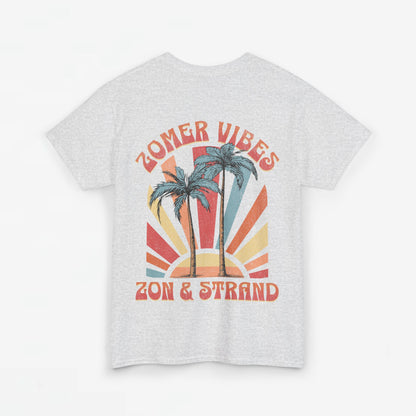 Zomer T-shirt voor Dames - Skrrtshirt Zomervakantie Oversized Tee #9 - Zon & Strand