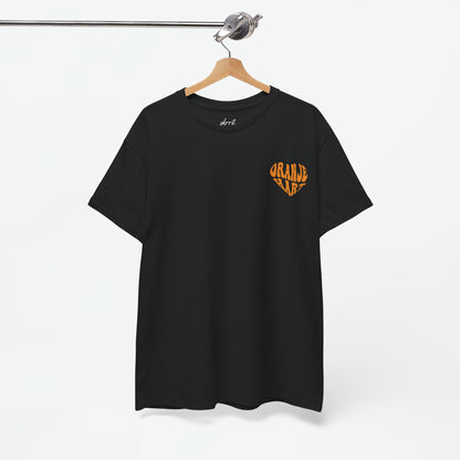 Oranje Hart | Back Print | Koningsdag T-shirt | Oversized | Heren