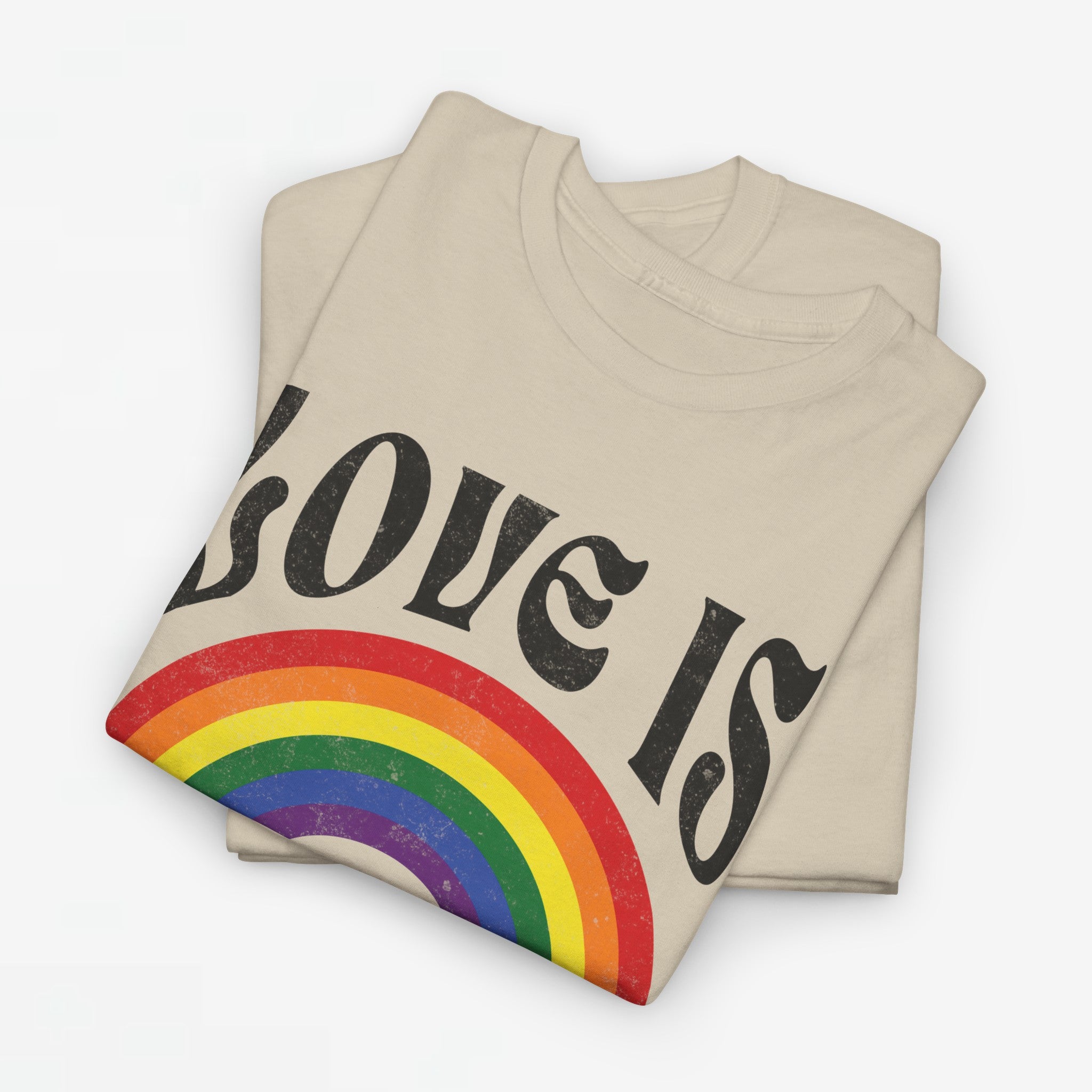 Gay Pride T-shirt - Love is love- Oversized #53