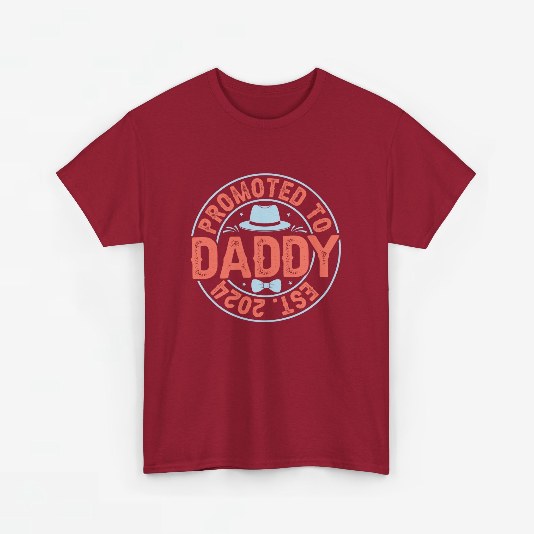 Vaderdag Papa Cadeau - T-shirt - Promoted to Daddy EST 2024 - Oversized #30