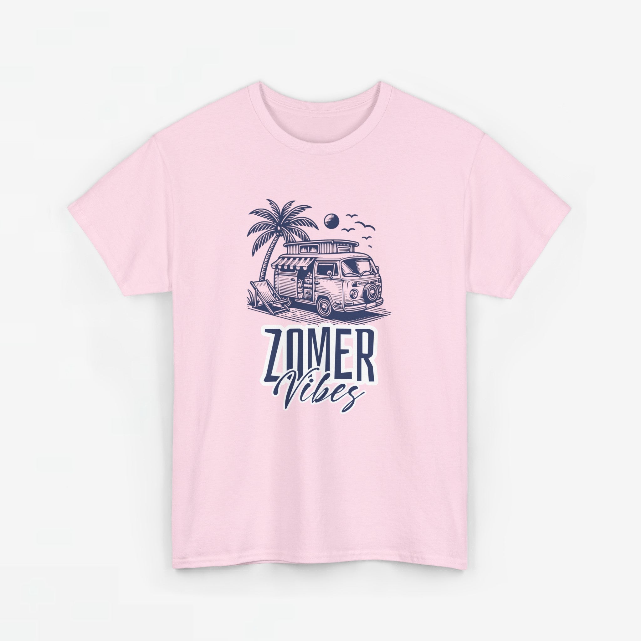 Dames Zomer Oversized T-shirt met print - Camper Zomer Vibes