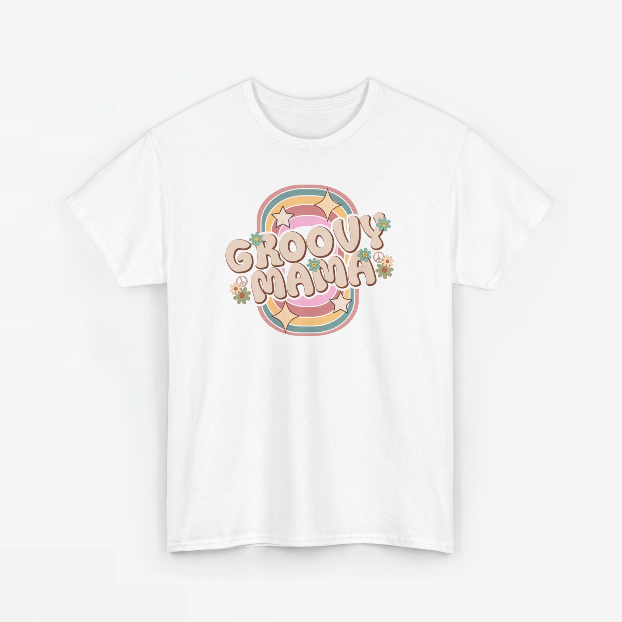 Moederdag Mama Cadeau - T-shirt - Groovy Mama - Oversized - #45