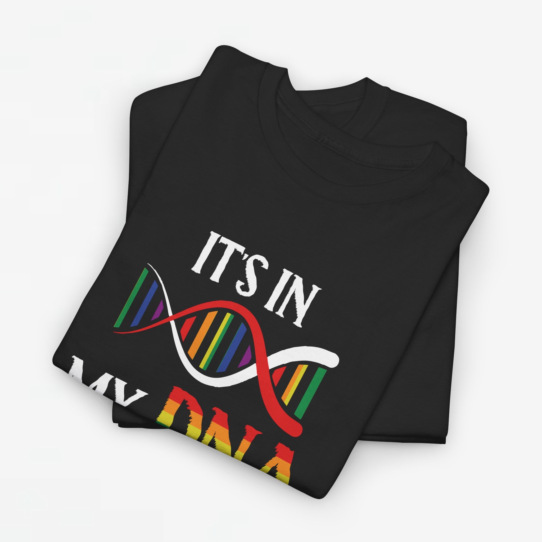 Gay Pride T-shirt - It's In My DNA - Oversized #48
