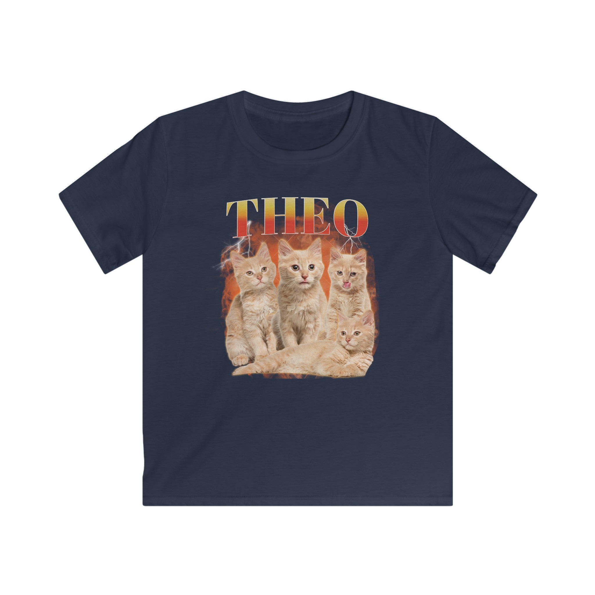 Gepersonaliseerd kinder t-shirt met huisdierfoto