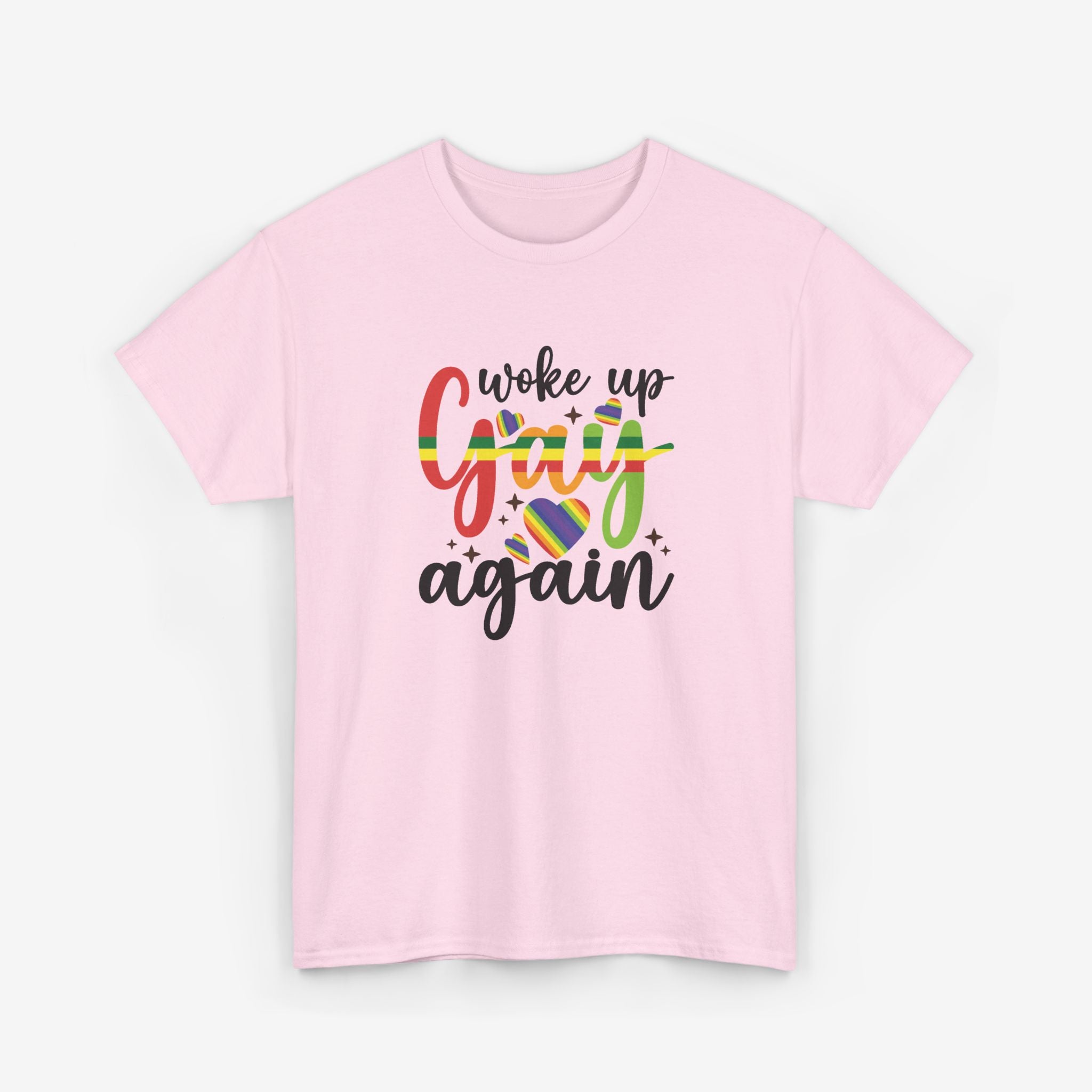 Gay Pride T-shirt - Woke Up Gay Again | SkrrtShirt