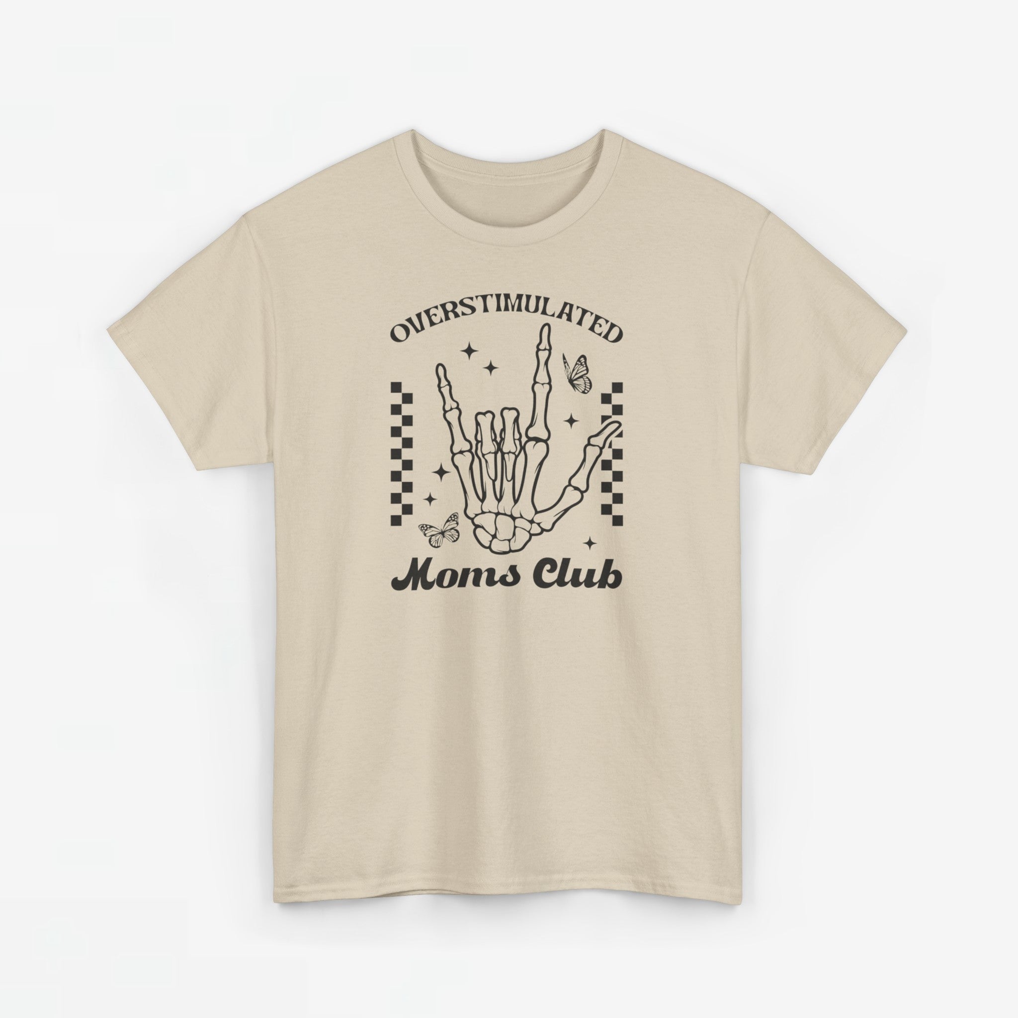 Moederdag Mama Cadeau - T-shirt - Overstimulated Moms Club - Oversized - #50